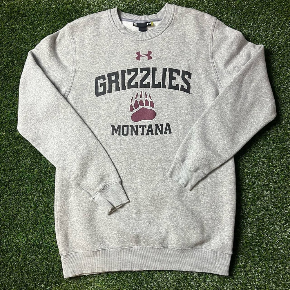 New Umder Armor University of Montana Grizzlies Crewneck Men’s M